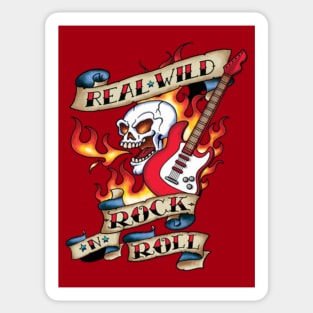 Real Wild Rock ‘n’ Roll Tattoo Sticker